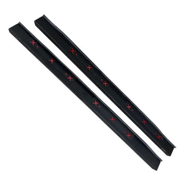 Estribo Steell Carbon Preto Fosco Jeep Renegade 2016-2024