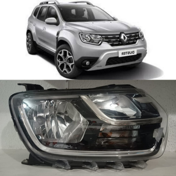 Farol Do Renault Duster  Led 2021 A 2024 (passageiro)
