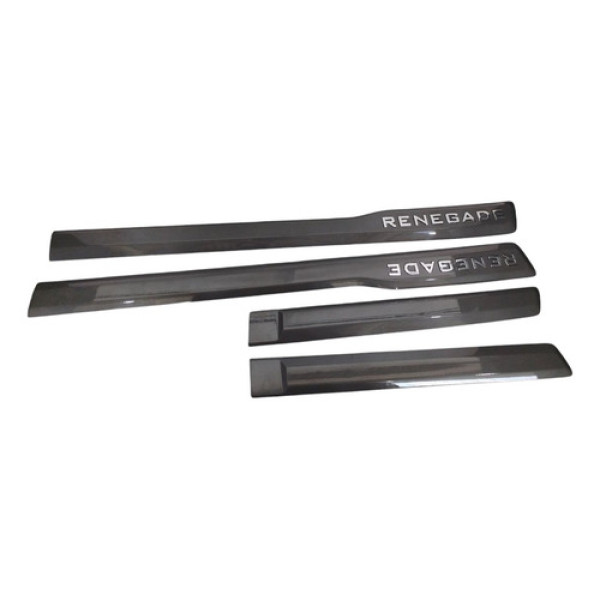 Kit Jogo 4 Friso Lateral Porta Jeep Renegade 2021 A 2023