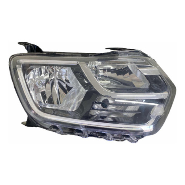 Farol Direito Renault Duster Com Led 2021 A 2024 Original