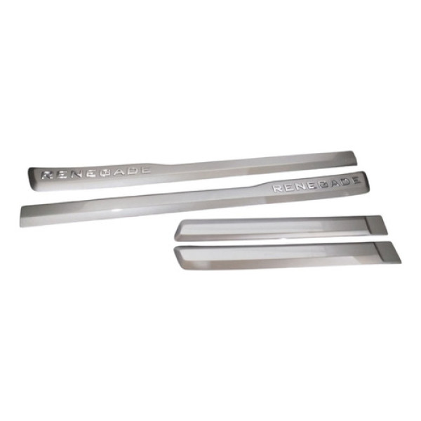 Kit Jogo 4 Friso Lateral Porta Jeep Renegade 2021 2023