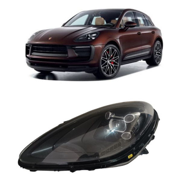 Farol Porsche Macan 2015 A 2023 Original Lado Esquerdo